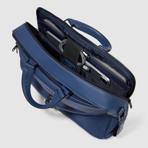 Piquadro Than Porte-documents Cuir 30 cm Compartiment pour ordinateur portable