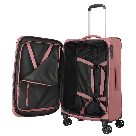 Travelite Kick Off 4 roues Set de valises 3 pièces avec soufflet d'extension
