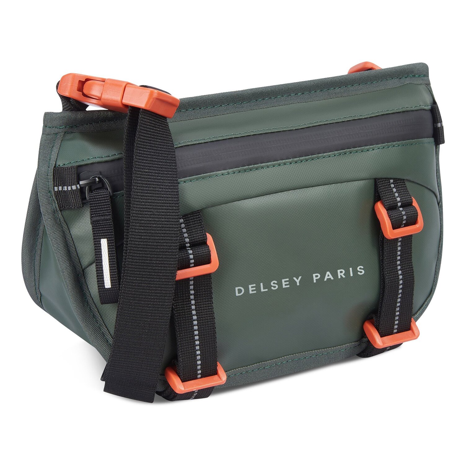 Delsey Paris Raspail Sac à bandoulière Protection RFID 24 cm army