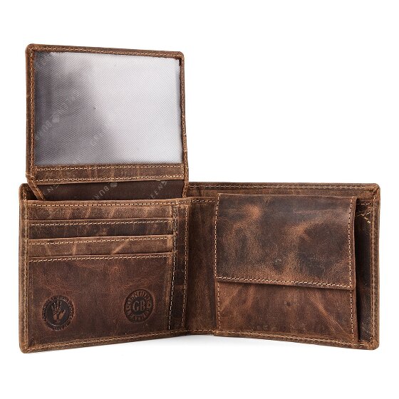 Greenburry Karpfen Porte-monnaie Cuir véritable 12 cm