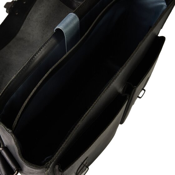 aunts & uncles Heritage Attaché-case Cuir véritable 39 cm Compartiment ordinateur