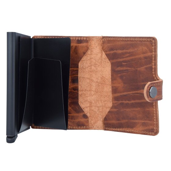 Secrid Miniwallet Étui pour cartes de crédit Protection RFID Cuir véritable 6.5 cm