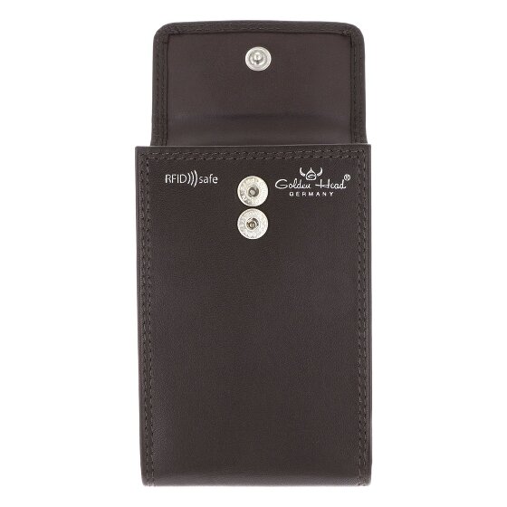 Golden Head Porte-cartes de crédit Polo RFID en cuir 12 cm