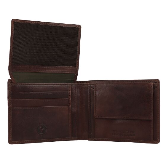 Greenburry Newport Porte-monnaie Protection RFID Cuir 12 cm