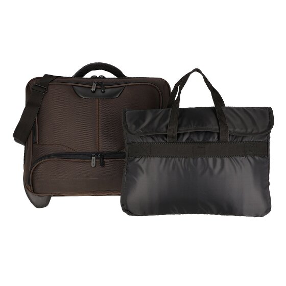 Dermata 2 roues Valise business 41 cm Compartiment ordinateur