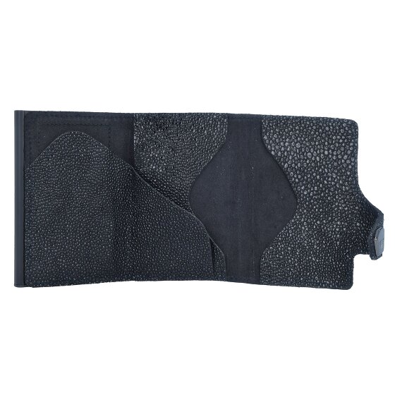 Tru Virtu Click & Slide Étui pour cartes de crédit Protection RFID Cuir véritable 6.5 cm