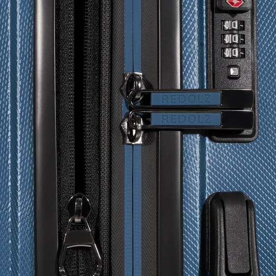 Redolz Essentials 14 4 roulettes Set de valises 3 pièces avec soufflet d'extension