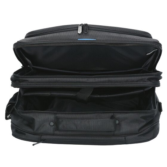 Dermata 2 roues Valise business 38 cm Compartiment ordinateur