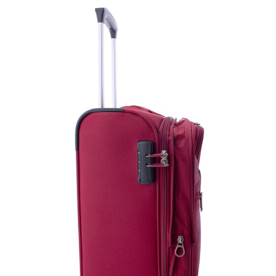 Gladiator 2000 4 roulettes Trolley de cabine 55 cm avec soufflet d'extension