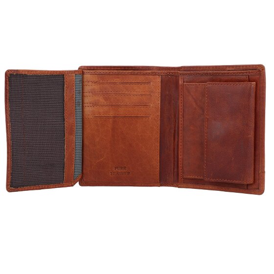 Spikes & Sparrow Porte-monnaie RFID en cuir 10 cm