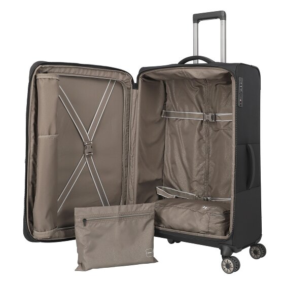 Travelite Crosslite 4 roulettes Trolley XL 81 cm avec soufflet d'extension