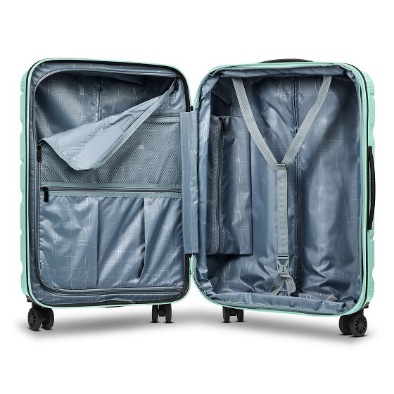 Franky Munich 4.0 4 roues Valise cabine M 66 cm avec soufflet d'extension