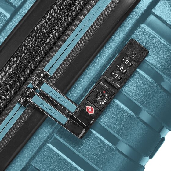 Pactastic Collection 04 THE MEDIUM + 4 roulettes Trolley M 66 cm avec soufflet d'extension