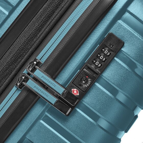 Pactastic Collection 04 THE MEDIUM + 4 roulettes Trolley M 66 cm avec soufflet d'extension