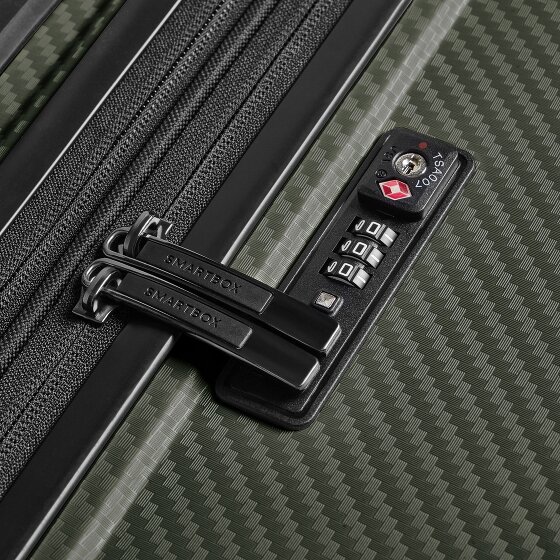 Smartbox Edition 01 4 roulettes Set de valises 3 pièces avec soufflet d'extension