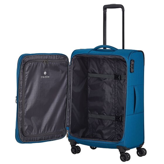 Travelite Chios 4 roulettes Set de valises 3 pièces avec soufflet d'extension