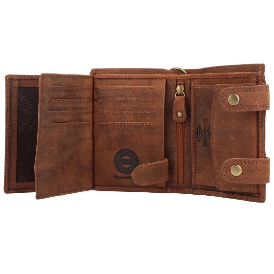 Greenland Nature Montenegro Porte-monnaie Protection RFID Cuir véritable 2 cm