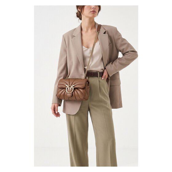 PINKO Love Puff Sac à bandoulière Cuir véritable 23 cm