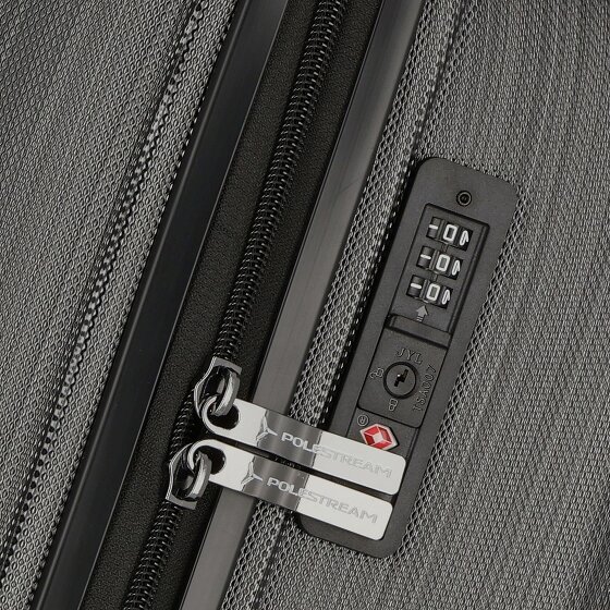 Polestream Moonrock 4 roulettes Trolley M 69 cm avec soufflet d'extension