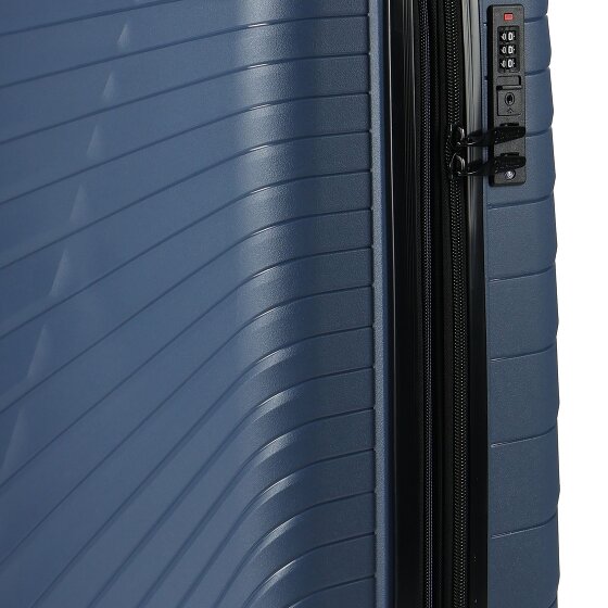 Benzi 5808 4 roulettes Trolley de cabine 55 cm avec soufflet d'extension