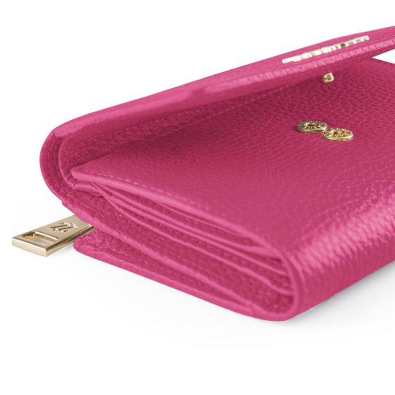 Lazarotti Porte-monnaie « Bologna » en cuir XL avec compartiment à fermeture éclair sur tout le pourtour, Cuir, 14 cm