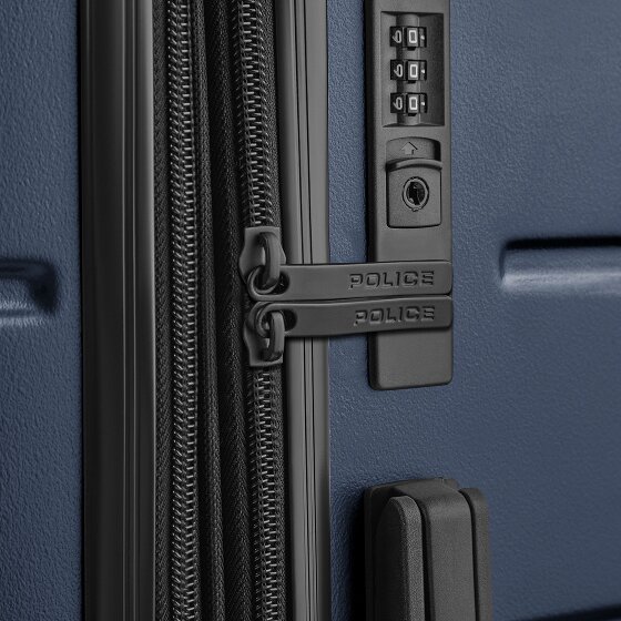 Police Dublin 4 roues Valise cabine M 64 cm avec soufflet d'extension