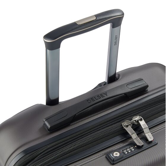 Delsey Paris Meteor 4 roulettes Trolley 68 cm avec soufflet d'extension