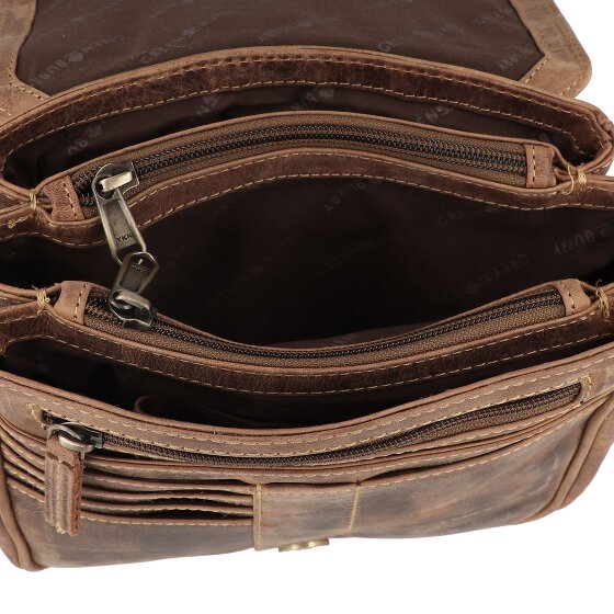 Greenburry Sac à bandoulière Vintage en cuir 20 cm