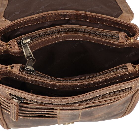 Greenburry Sac à bandoulière Vintage en cuir 20 cm