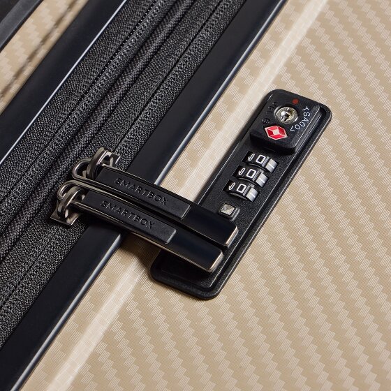 Smartbox Edition 01 4 roulettes Trolley de cabine 55 cm avec soufflet d'extension