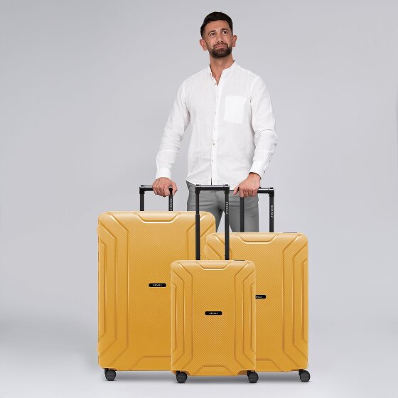 Redolz Essentials 15 Set de valises à 4 roulettes 3 pièces avec fermeture à trois points