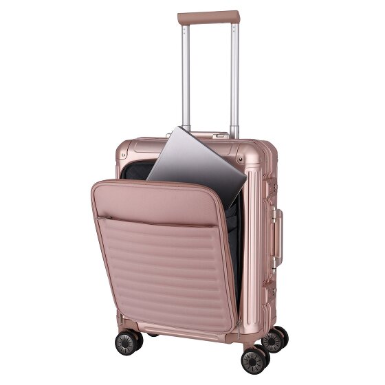 Travelite Next 4 roulettes Trolley de cabine 55 cm Compartiment pour ordinateur portable