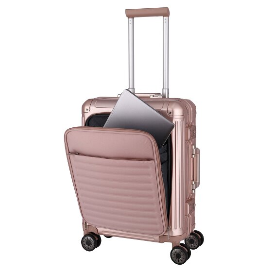 Travelite Next 4 roulettes Trolley de cabine 55 cm Compartiment pour ordinateur portable