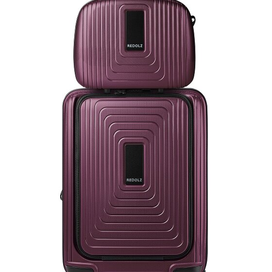 Redolz Essentials 14 Set de valises 2 pcs. trolley cabine avec soufflet extensible + beautycase