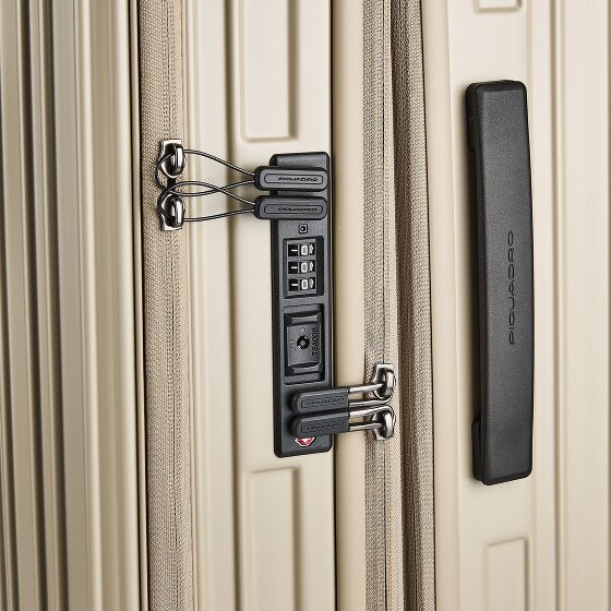 Piquadro PQ-Light 4 roues Valise cabine 78 cm '"avec soufflet d''extension"'
