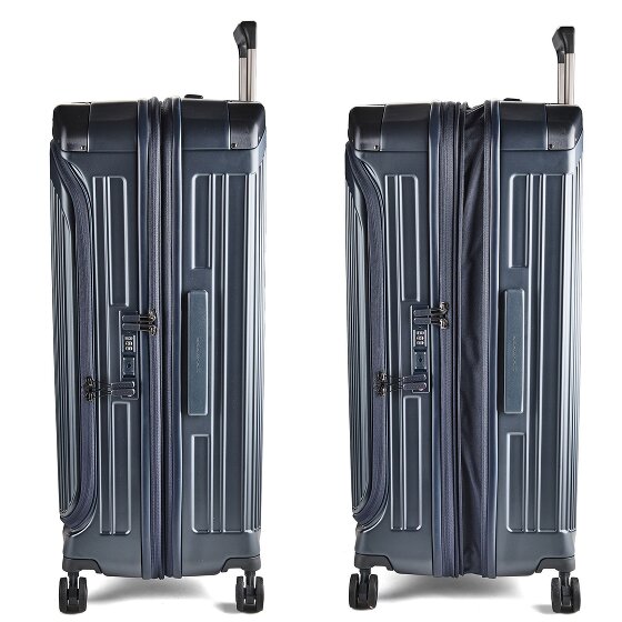 Piquadro PQ-Light 4 roues Valise cabine 78 cm '"avec soufflet d''extension"'