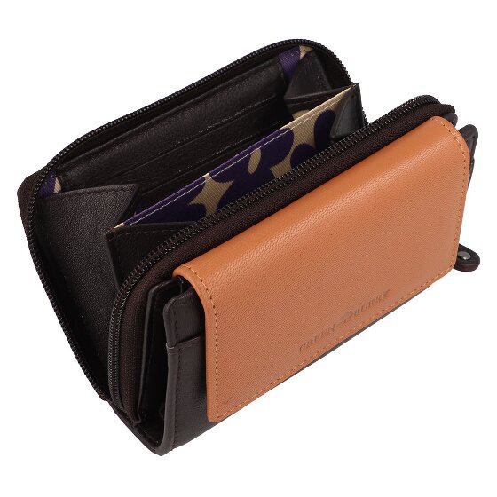 Greenburry Nappa Porte-monnaie Protection RFID Cuir 14 cm