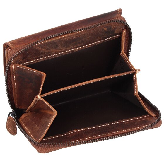 Jack Kinsky Baltimore 512 Porte-monnaie RFID en cuir 14 cm