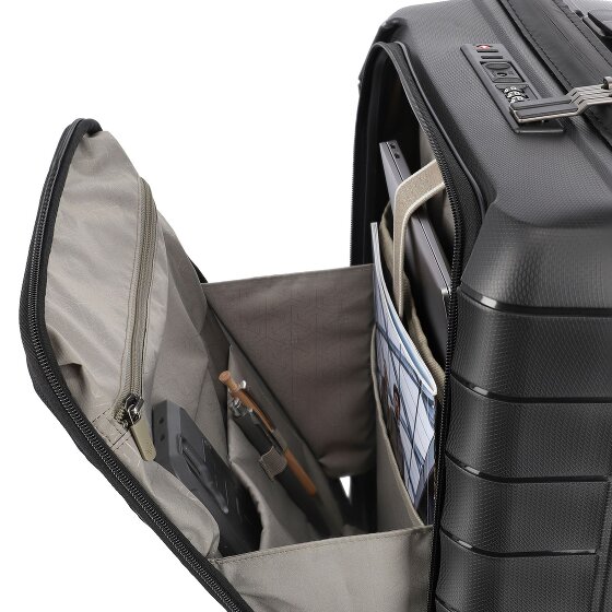 Travelite Mooby 4 roulettes Trolley de cabine 55 cm Compartiment pour ordinateur portable