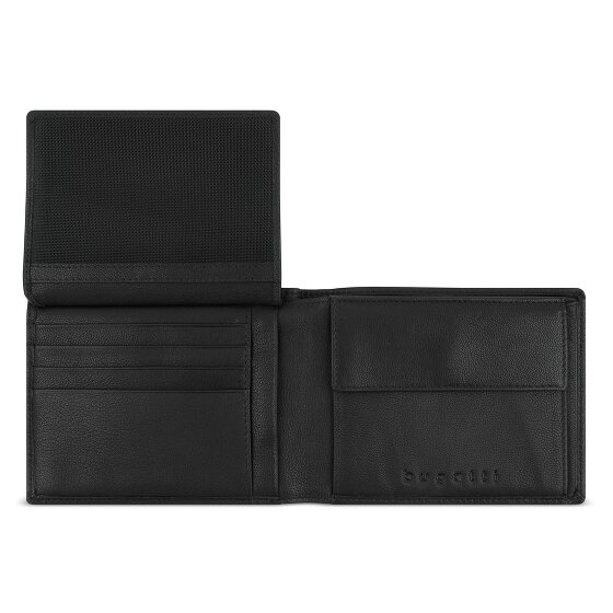 bugatti Black Magic Porte-monnaie Protection RFID Cuir 12 cm
