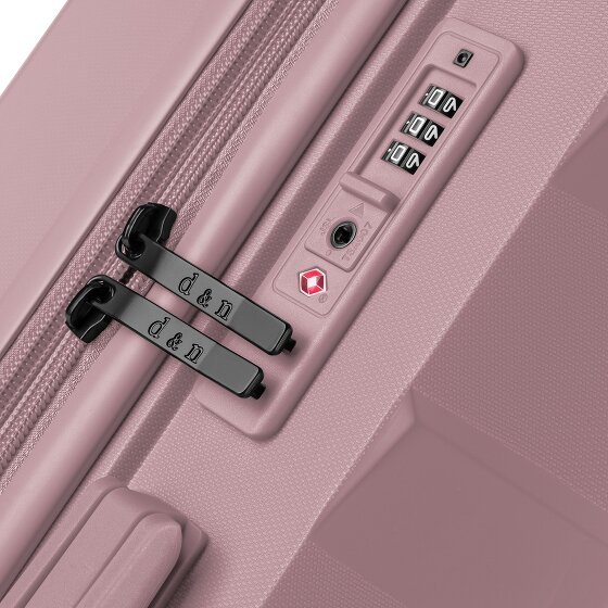 d&n South Dakota 4 roulettes Trolley L 76 cm avec soufflet d'extension