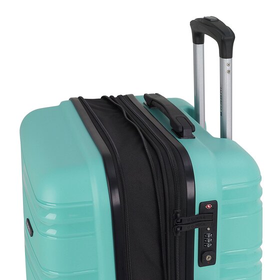 Gabol Uyiko 4 roulettes Trolley de cabine 54 cm avec soufflet d'extension