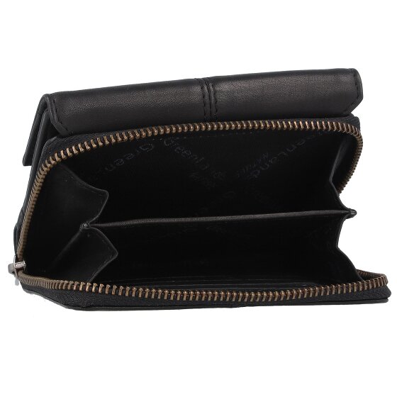 Greenland Nature Black Nappa Porte-monnaie Protection RFID Cuir 13 cm