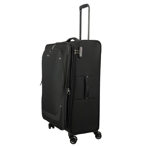 Travelite Umbria 4 roues Valise cabine L 77 cm avec soufflet d'extension