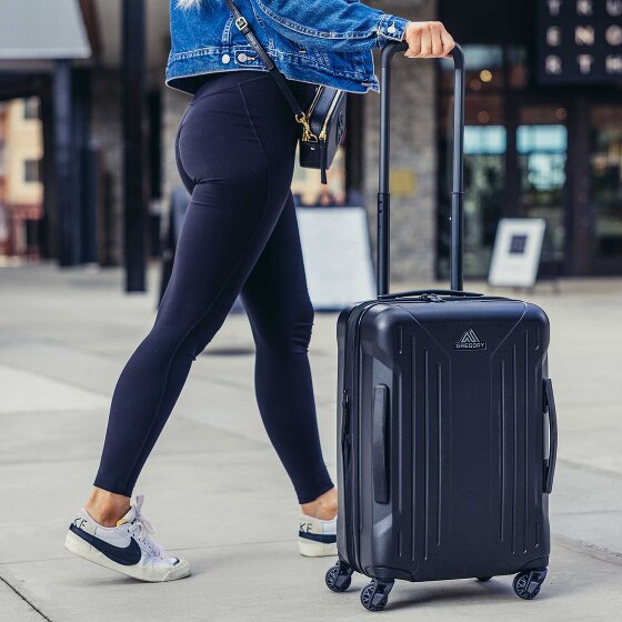 Gregory Quadro Pro 4 roulettes Trolley de cabine 55 cm avec soufflet d'extension