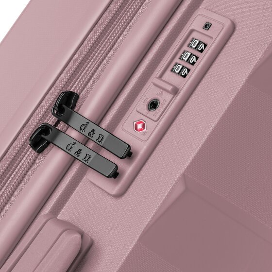 d&n South Dakota 4 roulettes Trolley de cabine S 55 cm avec soufflet d'extension