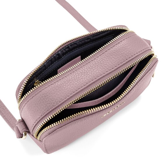 Lazarotti Bologna Leather Sac à bandoulière Camera-Bag en cuir double zip 18 cm