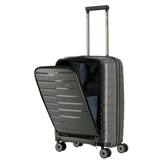 Travelite Air Base 4 roulettes Trolley de cabine 55 cm Compartiment pour ordinateur portable