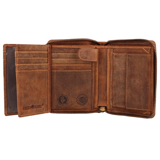 Greenburry Porte-monnaie Vintage Signe du zodiaque en cuir 10 cm