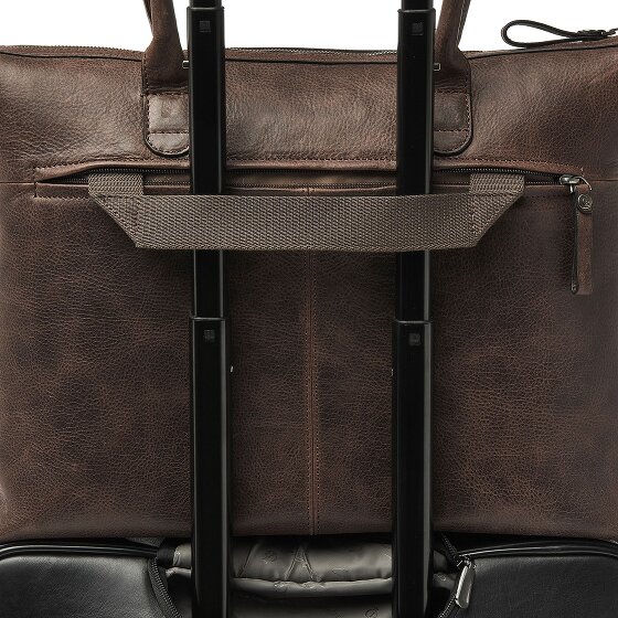 Castelijn & Beerens Carisma Sac à bandoulière RFID en cuir 40 cm Compartiment pour ordinateur portable